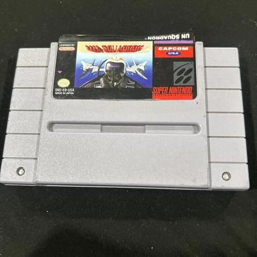 U.N. Squadron Super Nintendo SNES Authentic Tested And Working
