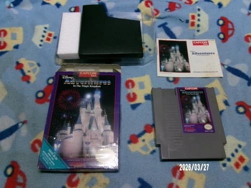 #906 NES Disney Adventures in the Magic Kingdom Authentic CiB w/box Nintendo
