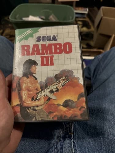 Rambo III (SEGA Master System SMS) Complete CIB - Tested - Authentic