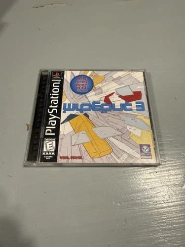 Wipeout 3 (Sony PlayStation 1, 1999) Complete CIB Tested Working