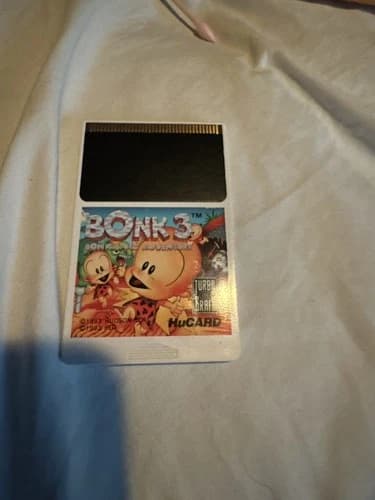 Bonk 3 Bonk’s Big Adventure Turbografx 16 Rare Card Only