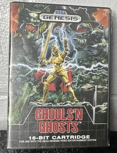 Ghouls 'n Ghosts (Sega Genesis, 1989) CIB!