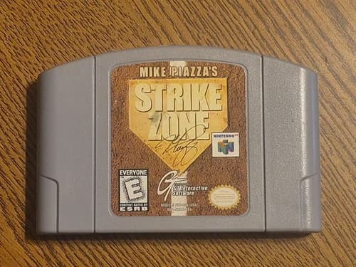 Mike Piazza's StrikeZone (Nintendo 64, 1998) Tested and works great!