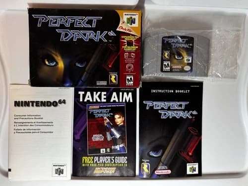 Perfect Dark (N64) – CIB – Good+/Very Good – Complete – Tested - Nintendo 64