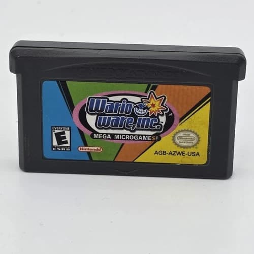 Wario Ware Mega Microgames (GameBoy Advance 2003) Authentic Cartridge Tested