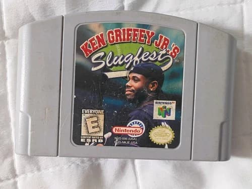 Ken Griffey Jr. Slugfest Nintendo 64 (N64) Cartridge Authentic and Tested