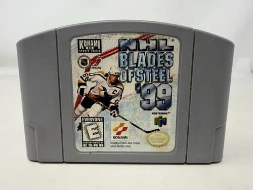 NHL Blades of Steel '99 (Nintendo 64 N64, 1999) tested works