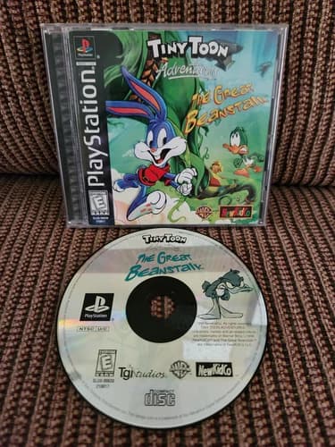 Tiny Toon Adventures: The Great Beanstalk (PlayStation 1, 1998) PS1 CIB - TESTED