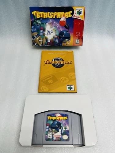 Tetrisphere (Nintendo 64 N64) Complete CIB Authentic Tested