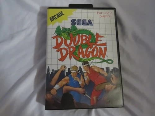 Double Dragon Sega Mastersystem CIB Complete With Manual Tested Working Cond
