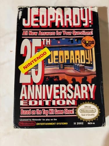 Nintendo NES Jeopardy 25th Anniversary Complete CIB