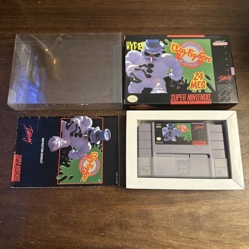 Clay Fighter Tournament Edition (Super Nintendo SNES) Complete CIB - Authentic