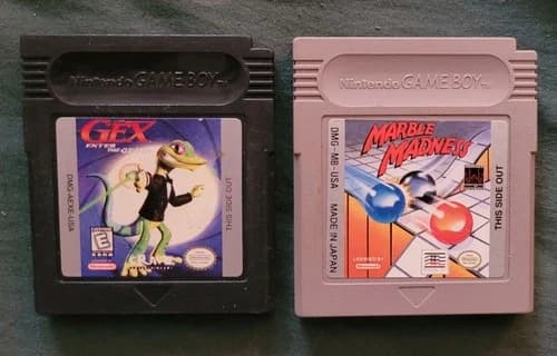 Gex : Enter The Gecko - Marble Madness (Gameboy) Tested and Working