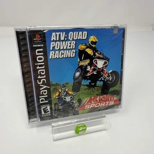 New ATV Quad Power Racing (Sony PlayStation 1 PS1, 2000)