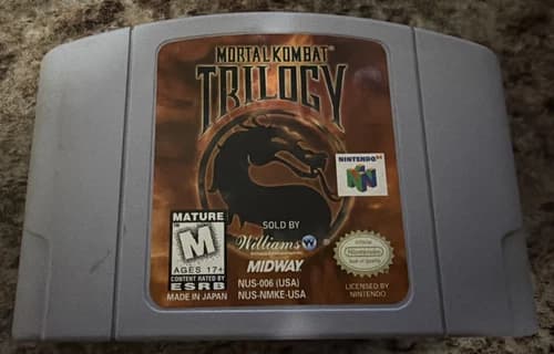 Mortal Kombat Trilogy Nintendo 64 N64 Cartridge Only