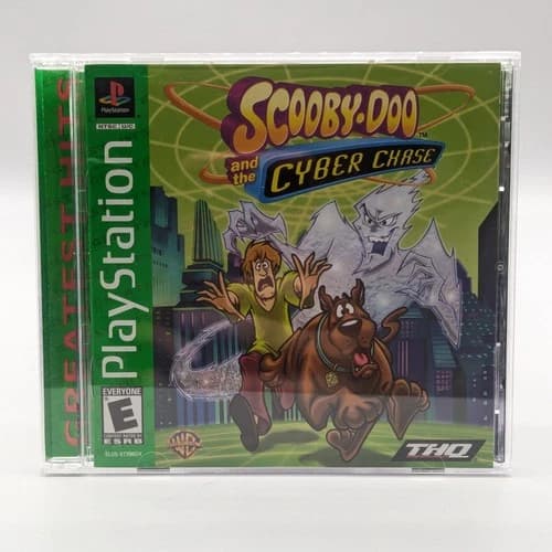 2001 Sony Playstation 1 PS1 Scooby-Doo And The Cyber Chase