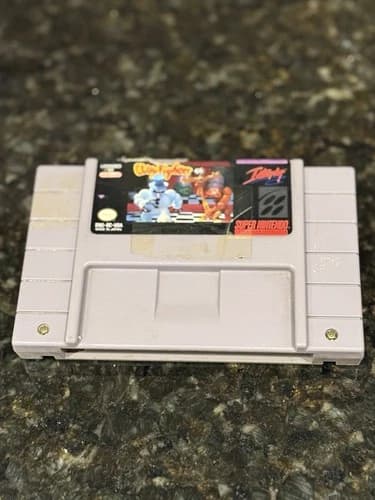 CLAY FIGHTER Game Cartridge for the Nintendo SNES