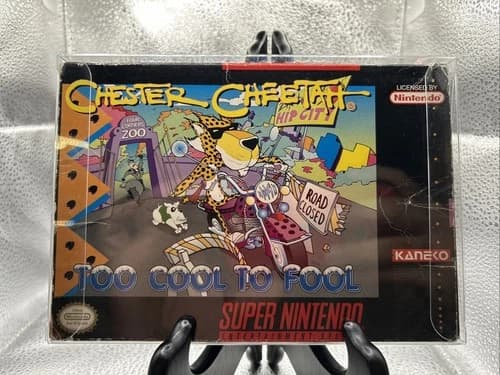 Chester Cheetah Too Cool To Fool Super Nintendo SNES COMPLETE w/ Box manual