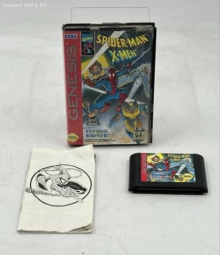 Spider-Man and the X-Men in Arcade's Revenge - Sega Genesis (1992), COMPLETE