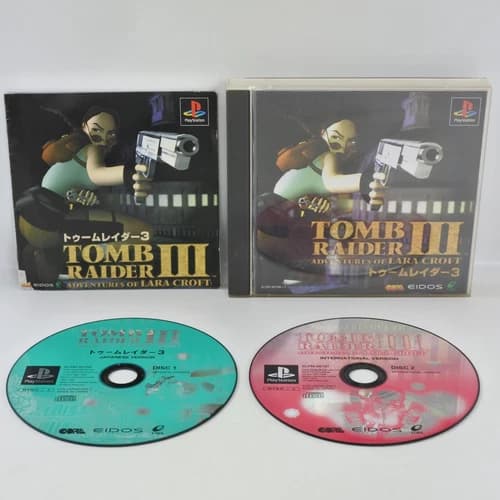 TOMB RAIDER III 3 PS1 Playstation For JP System ccc p1