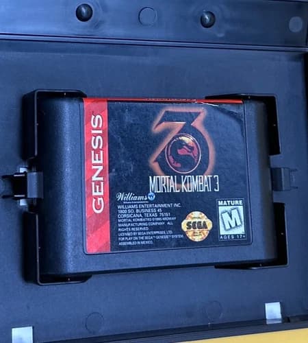 Mortal Kombat 3 Sega Genesis 1995 Game Cartridge Only TESTED WORKING