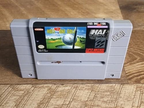 Hal's Hole in One Golf (Super Nintendo SNES, 1991) Game only - Tested