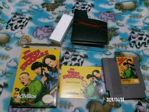 #934 "The Three Stooges" (Nintendo Entertainment System NES) W/Manual CIB