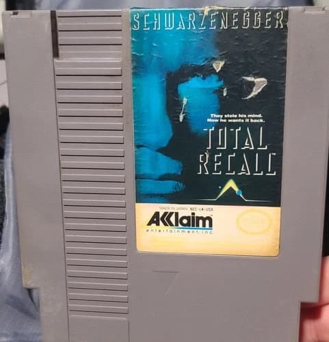 Total Recall NES (Nintendo Entertainment System, 1990) FREE S+H !