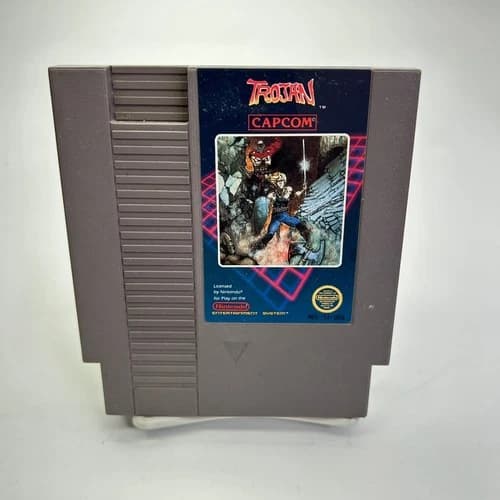Trojan NES Nintendo Entertainment System Video Game Capcom Classic Game Only