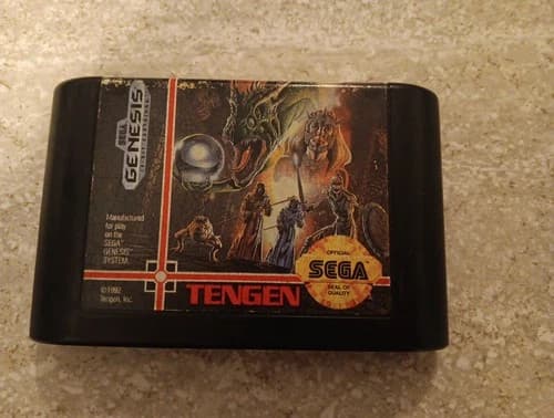 Dragon's Fury (Sega Genesis, 1992) Cart Only Tested AUTHENTIC pinball Game