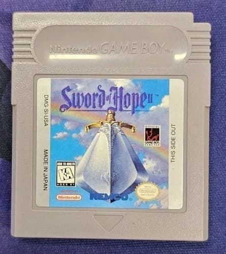 Sword of Hope II Gameboy RARE authentic cart only working