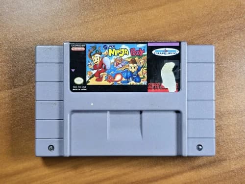 Super Ninja Boy (Super Nintendo SNES) Tested - Authentic
