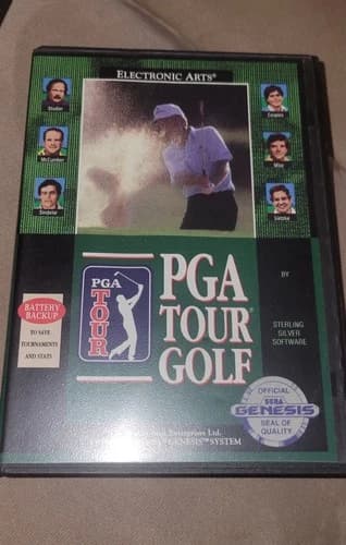 PGA Tour Golf Sega Genesis Complete in Box
