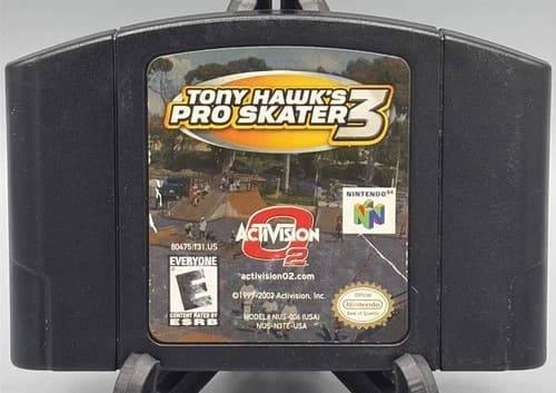 Tony Hawk's Pro Skater 3 Nintendo 64- N64 Authentic💯 Tested ✅ Cleaned🧼