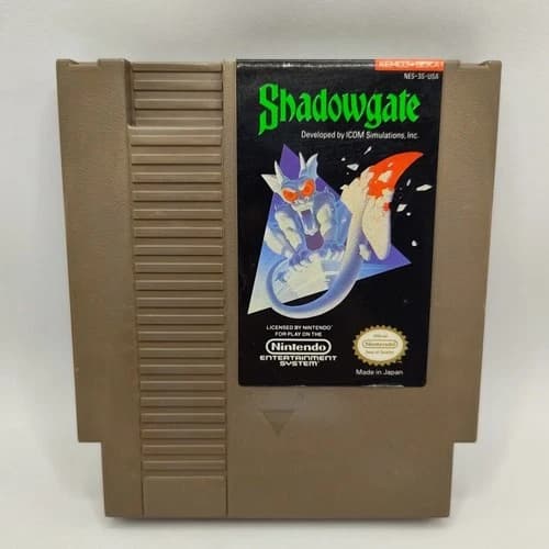 Shadowgate Nintendo Entertainment NES Cleaned Tested and Working Kemco Seiko