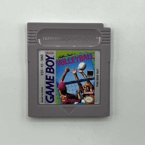 Nintendo Game Boy Malibu Beach Volleyball Authentic Official Tested Working 1990