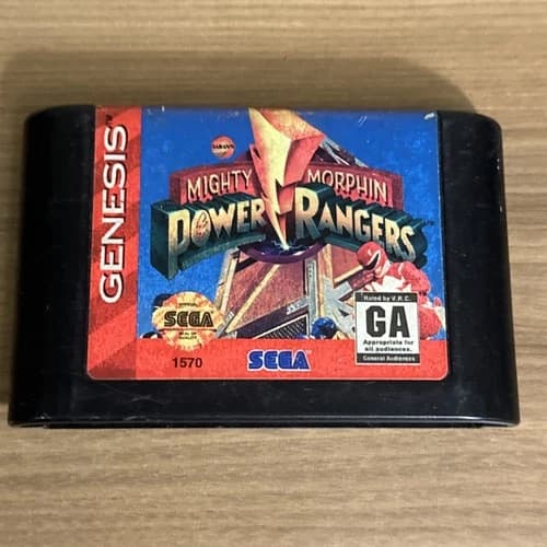 Mighty Morphin Power Rangers: The Movie Sega Genesis 1995 Free Shipping USA