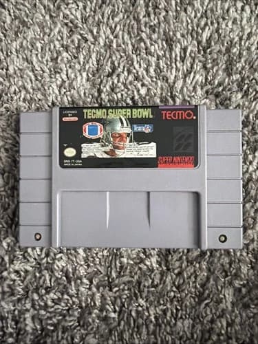 Tecmo Super Bowl SNES Nintendo Edition