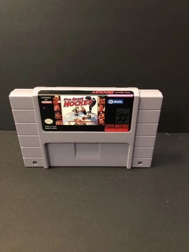 MINT ! Pro Sport Hockey (Nintendo SNES, 1993) Cartridge