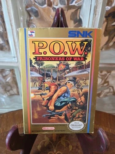 P.O.W. Prisoners of War (NES, 1988) Complete In Box Original with Foam Tested