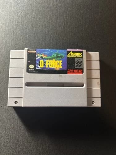 D-Force (Super Nintendo Entertainment System, 1991) Tested Authentic