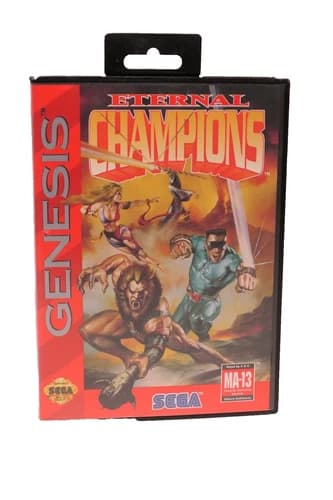 Eternal Champions (Sega Genesis) CIB With Manual Tested Working