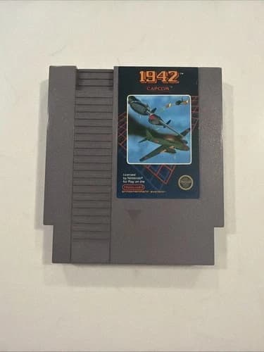 1942 (Nintendo Entertainment System, 1986) Capcom Cartridge Only Tested Working