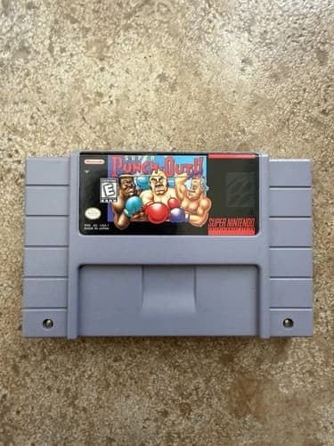 Super Punch-Out Super Nintendo SNES 1994 Cartridge Only Boxing Tested Vintage