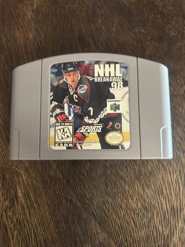 NHL Breakaway 98’ Nintendo 64 1998 N64 Authentic Tested Working Cartridge Only