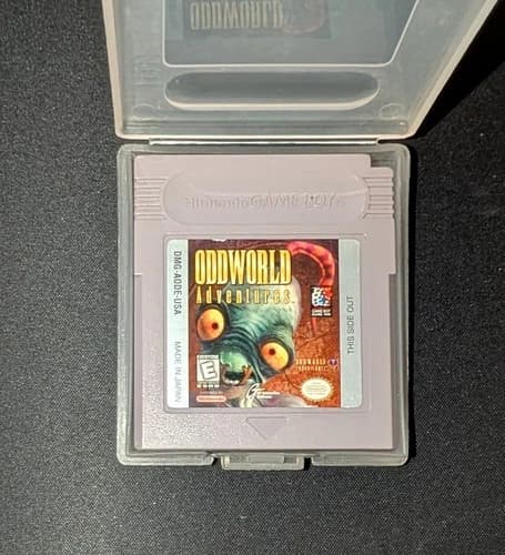 Oddworld Adventures (Nintendo Game Boy, 1998) CARTRIDGE TESTED SHIPS FAST