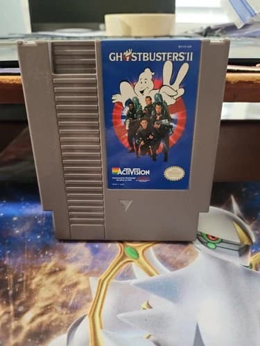 Ghostbusters II 2 (Nintendo NES) Vintage 90s Retro Horror Comedy Game Pre-Owned