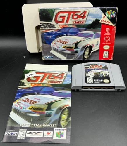 GT 64 Championship Edition Nintendo 64 N64 CIB Complete W/ Manual Authentic
