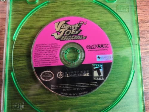 Viewtiful Joe Red Hot Rumble Capcom Nintendo GameCube *Disc Only* TESTED
