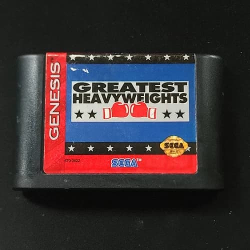 Greatest Heavyweights Sega Genesis Game Only NTSC-U/C Tested